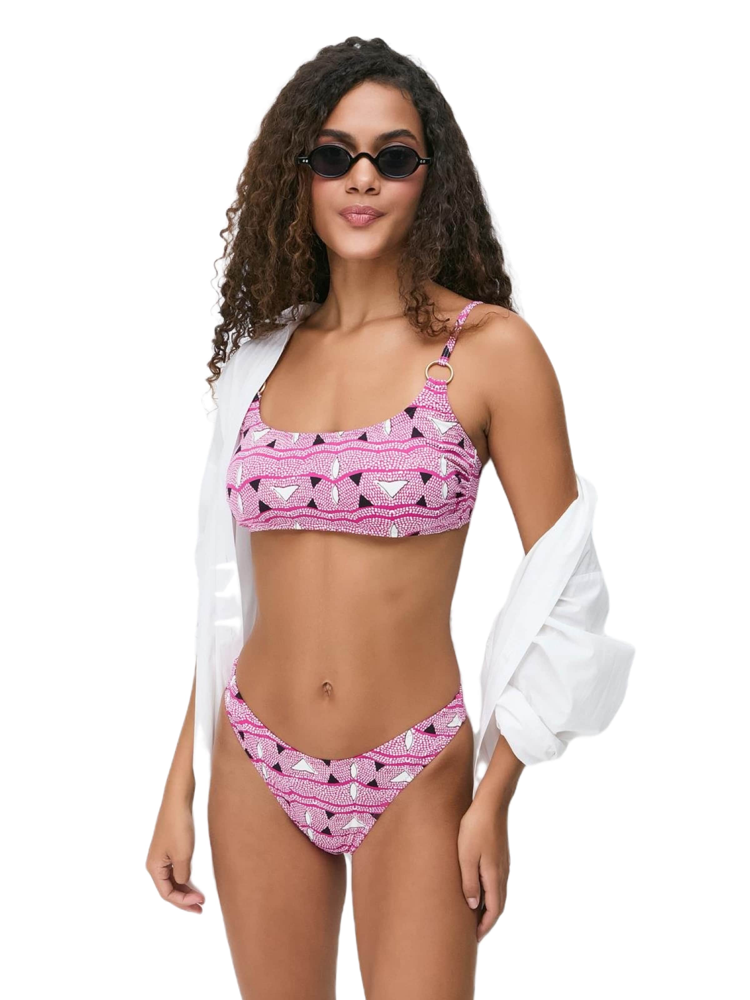 C&City Bustier Bikini in Roze