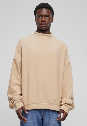 Sweat-shirt Urban Classics en beige : devant