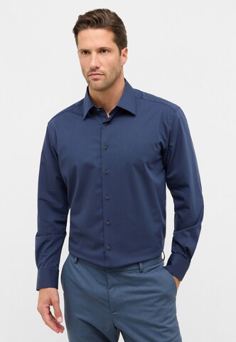 ETERNA Regular fit Zakelijk overhemd in Blauw: voorkant