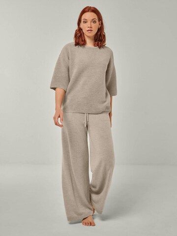 Pull-over 'PULLOVER FAY - Halbarm Pullover in Strukturstrick' YOU LOOK PERFECT en gris
