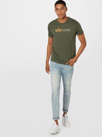 T-Shirt ALPHA INDUSTRIES en vert