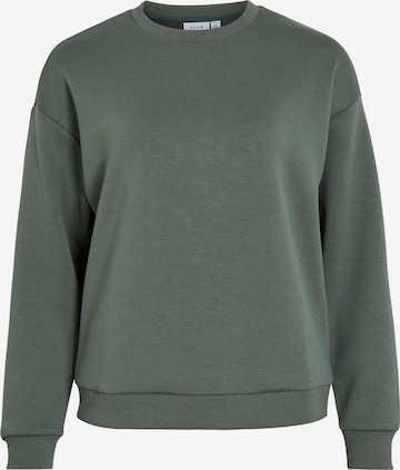 Sweat-shirt 'VISandy' VILA en vert : devant