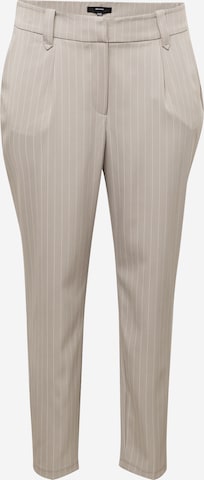 Vero Moda Curve - Tapered Pantalón plisado 'WENDY' en gris: frente