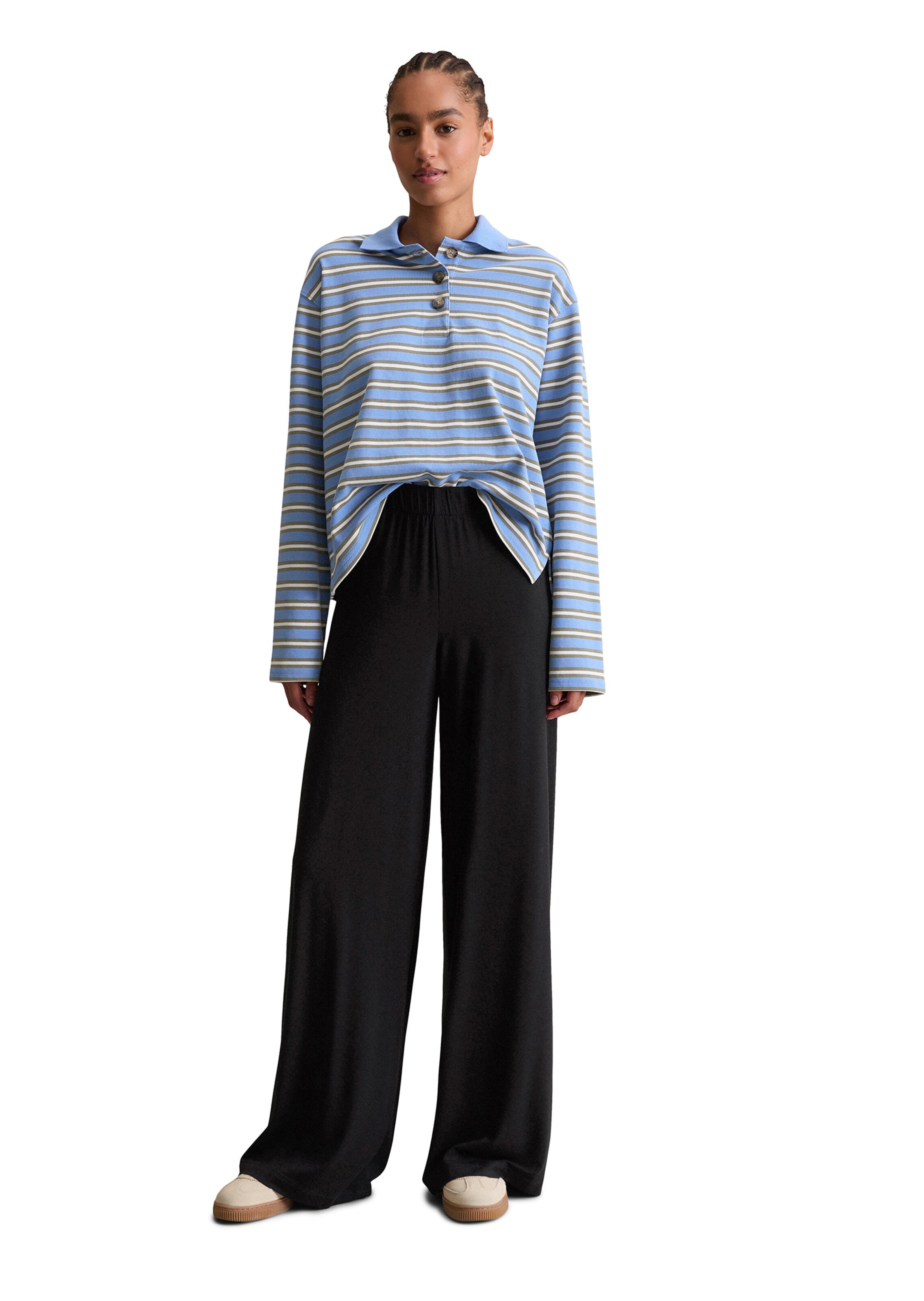 Marc O'Polo DENIM Wide leg Pants in Black