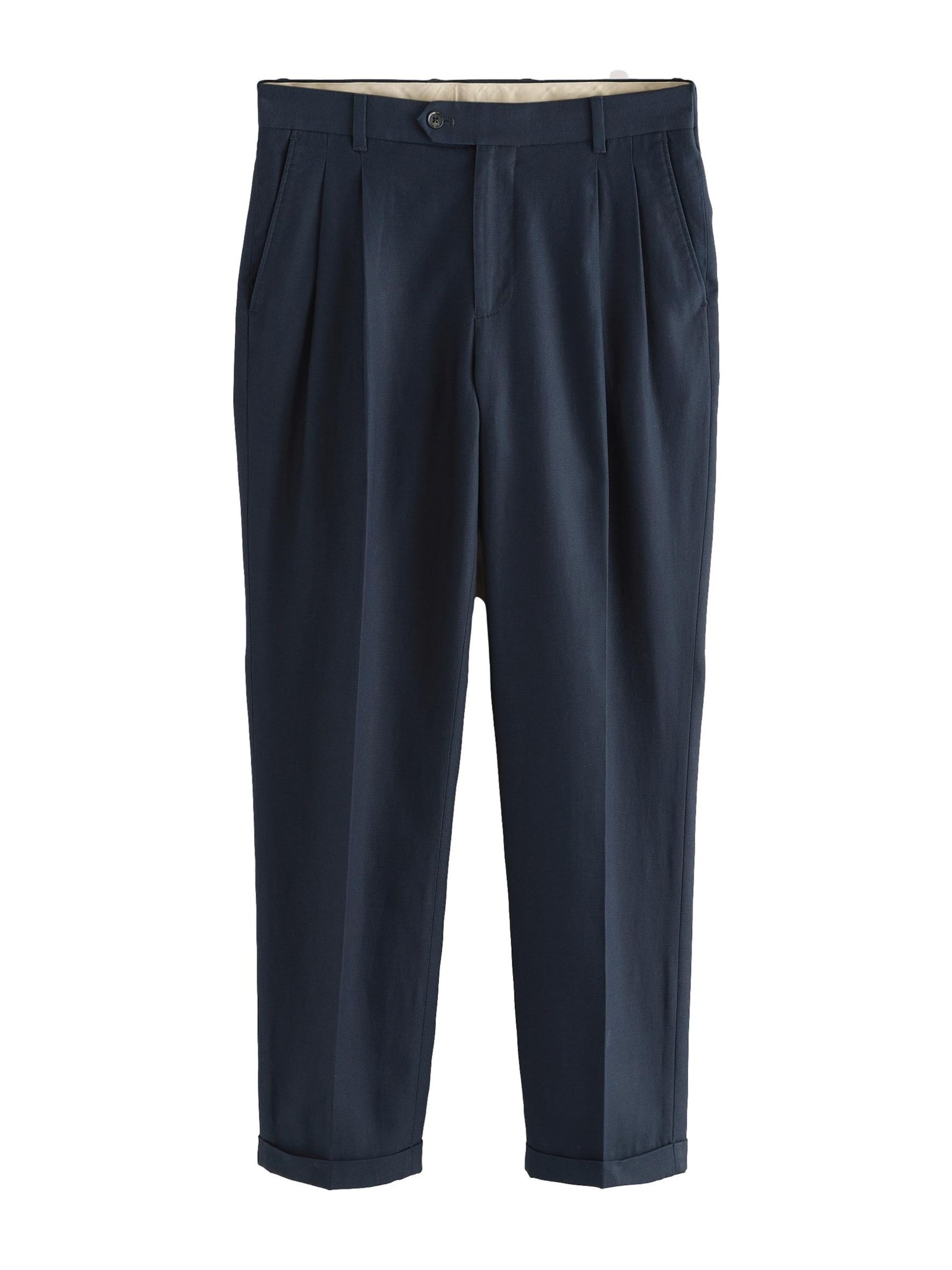 Next Regular Pantalon 'N.Premium' in Blauw: voorkant