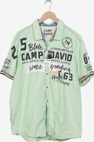 CAMP DAVID Hemd XXXL in Grün: Vorderseite