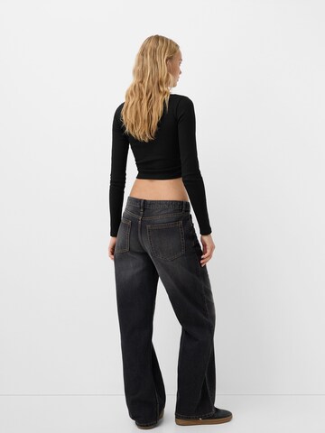 Bershka Koszulka w kolorze czerwony