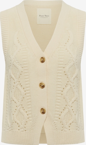 Gilet Part Two en blanc : devant