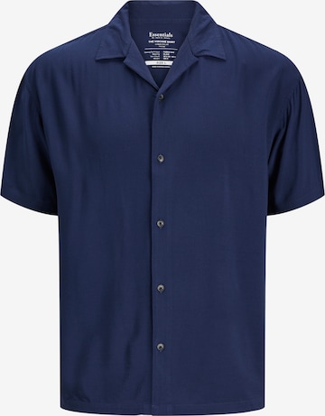 Coupe regular Chemise 'JEFF' JACK & JONES en bleu : devant