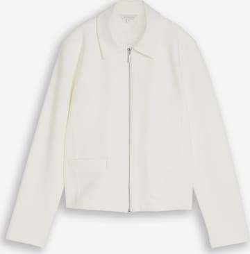 TOM TAILOR Between-season jacket in White: front