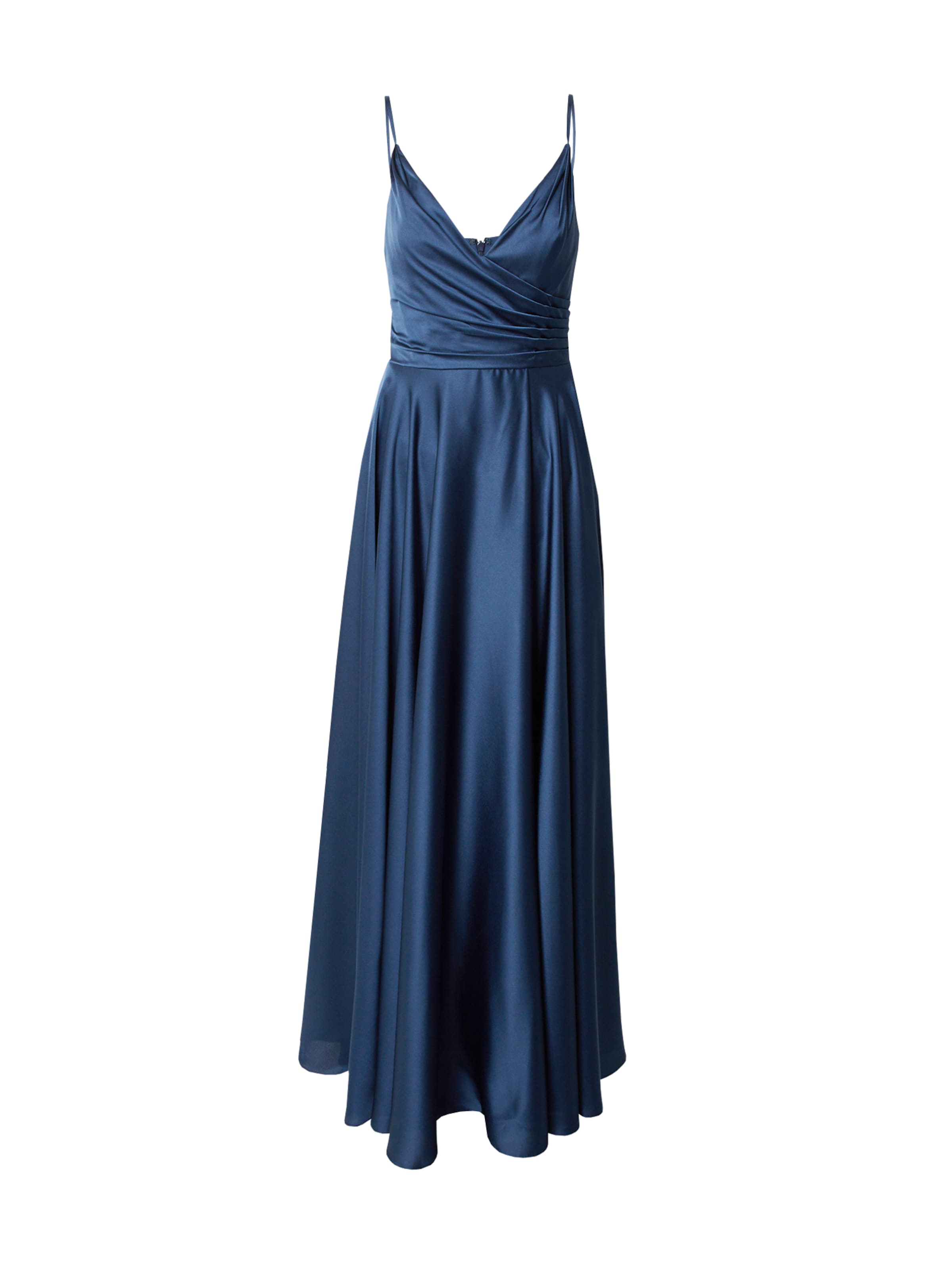 mascara - Vestido de noche en azul: frente