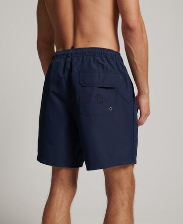 Superdry Zwemshorts in Blauw