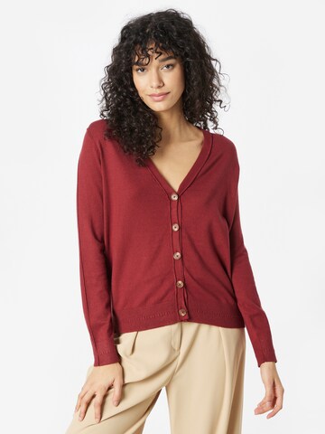 s.Oliver Knit Cardigan in Red: front