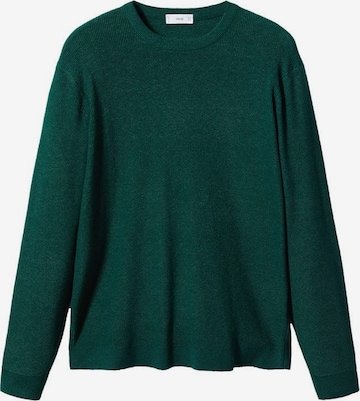 MANGO MAN Sweater 'antigua' in Green: front