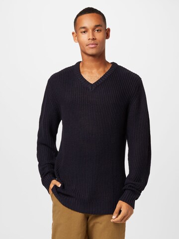 Redefined Rebel Sweater 'Henry' in Blue: front