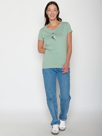 Maglietta 'Loves Bird Look' di GREENBOMB in verde