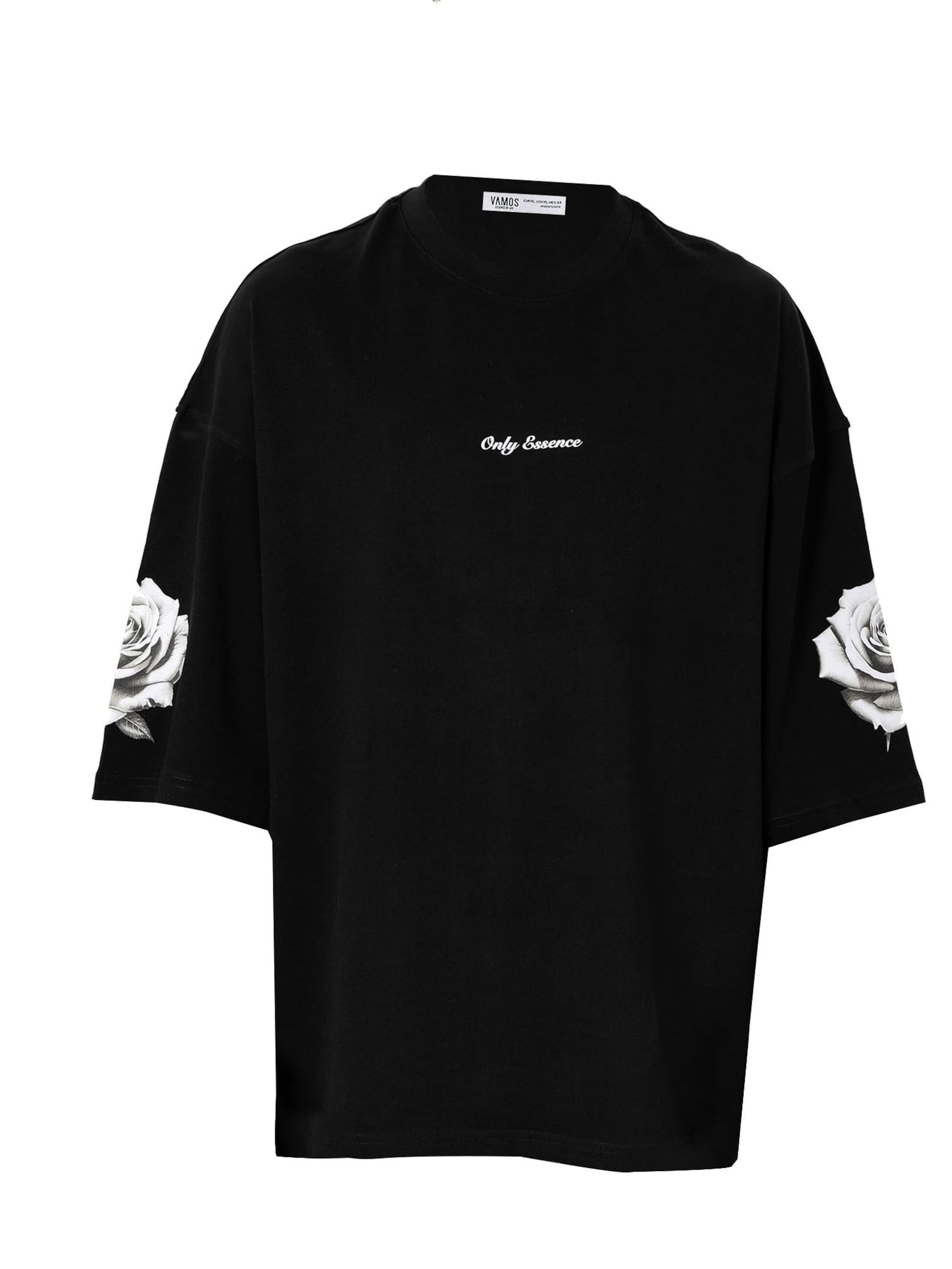 VAMOS CLO Tričko - Čierna: predná strana