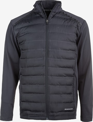 ENDURANCE Athletic Jacket 'Midan' in Grey: front