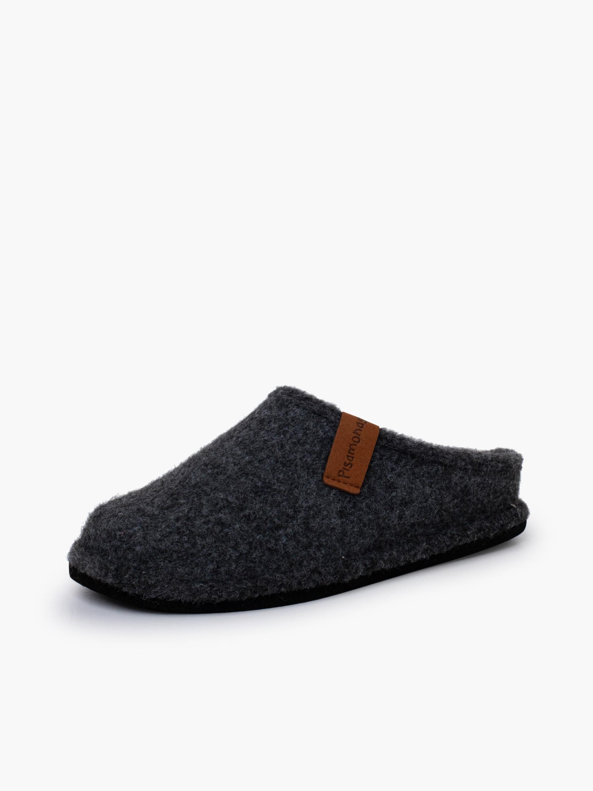 Pisamonas Hausschuh‌‌‌‌‌ in Grau: Vorderseite