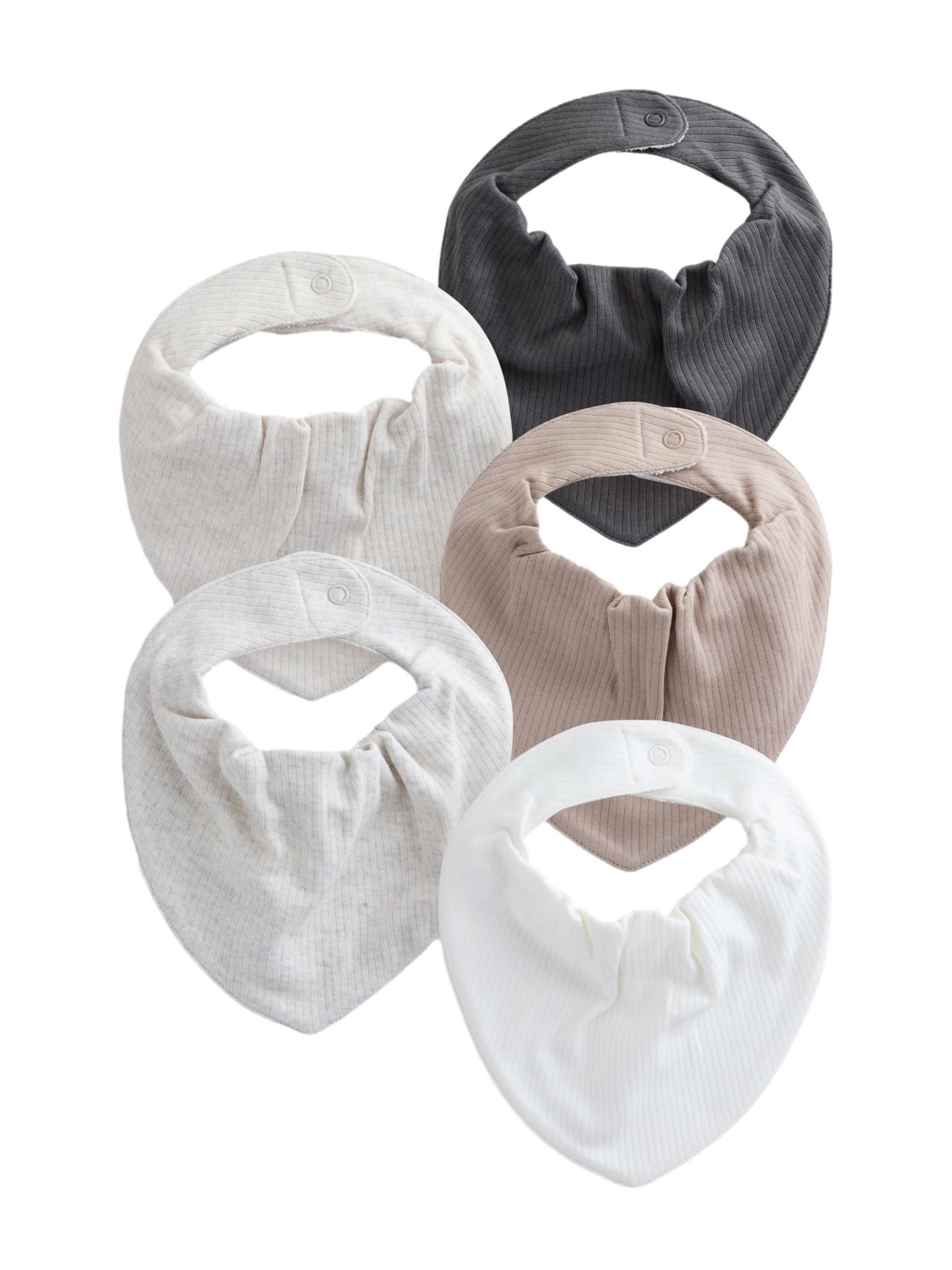 Next Bib in Beige: front