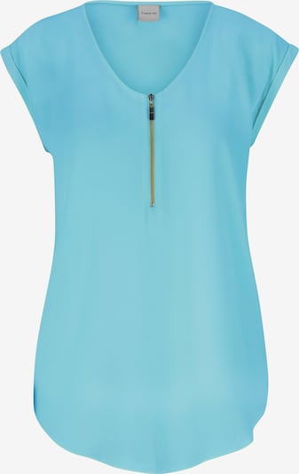 heine Bluse mit Zipper in hellblau, Produktansicht