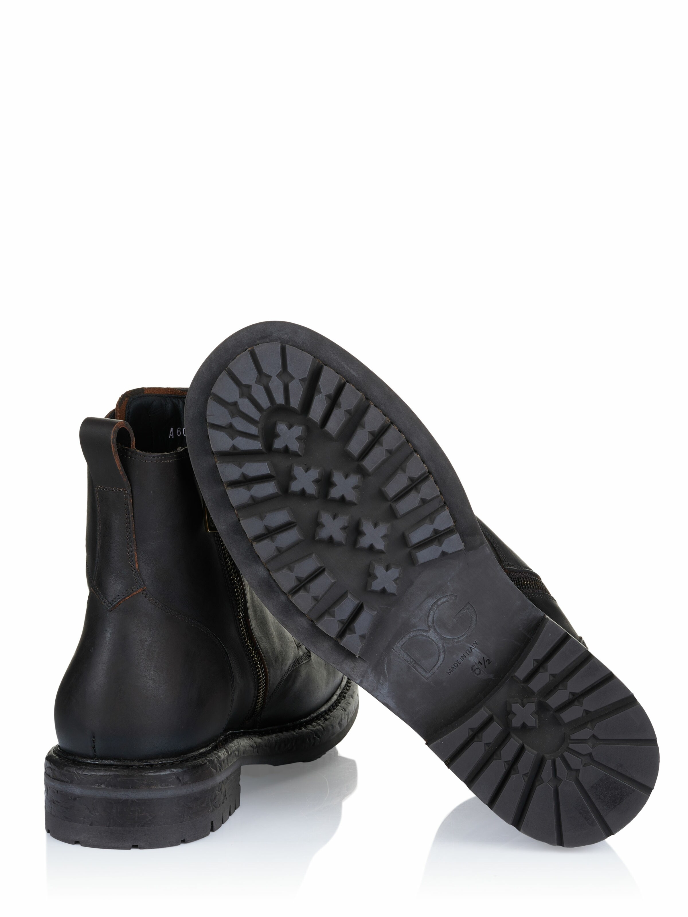 DOLCE & GABBANA Schnürstiefel in Braun