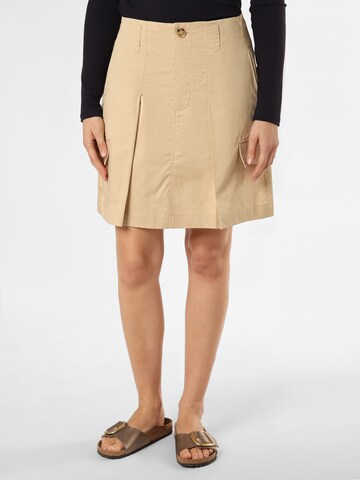 Marie Lund Skirt in Beige: front