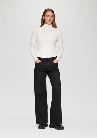 s.Oliver Wide leg Jeans 'Suri' in Zwart