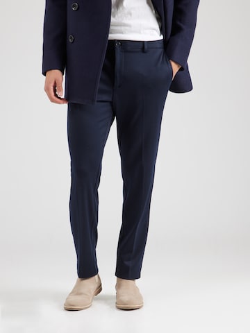 Coupe slim Pantalon à plis 'JPRJaxon' JACK & JONES en bleu : devant