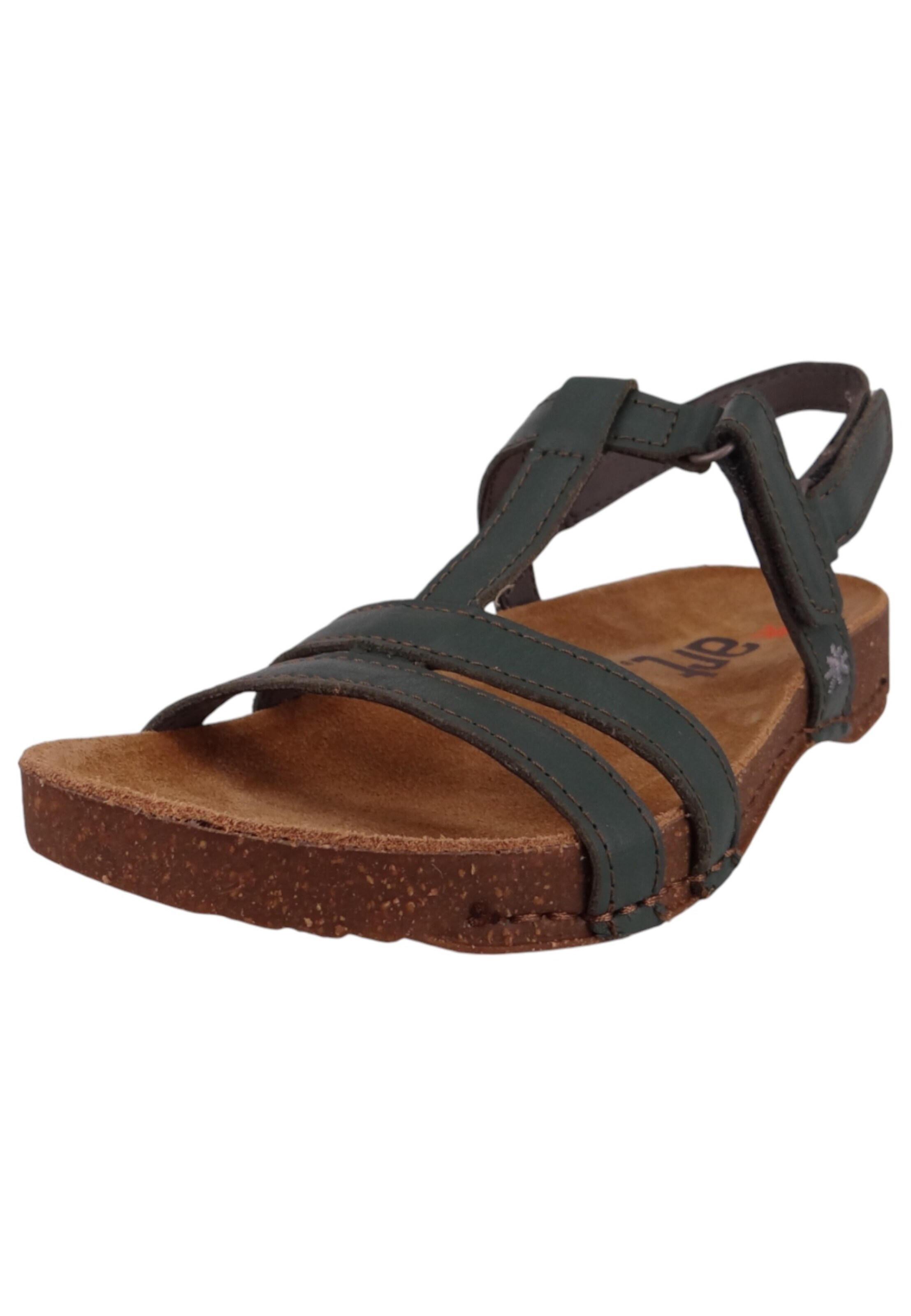 ART Sandaal 'Breathe' in Groen: voorkant