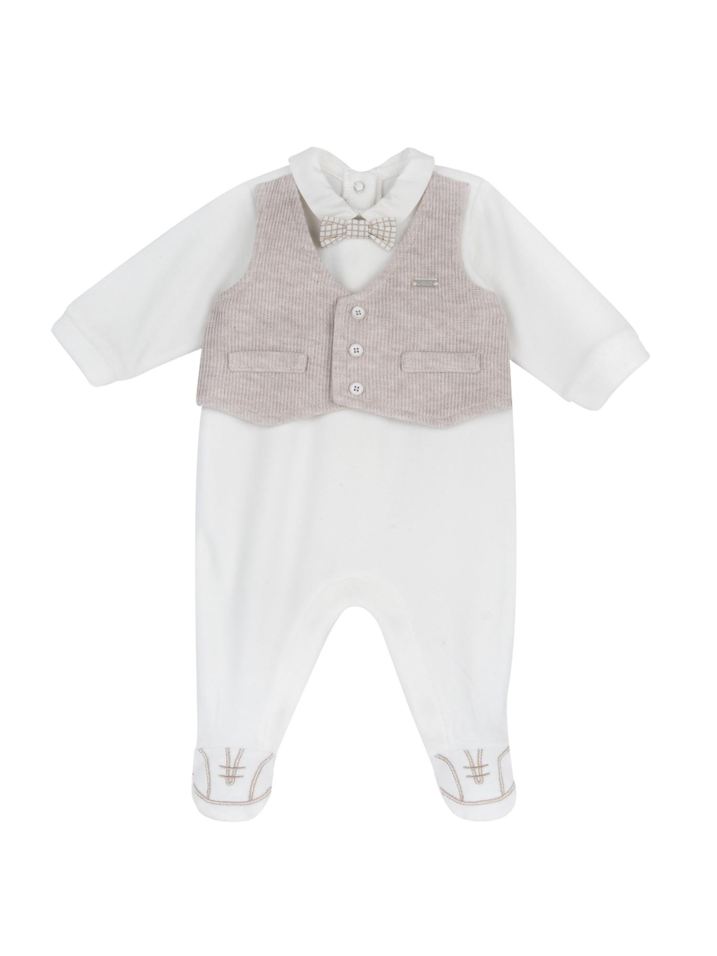 Chicco Potkuhousut/body värissä beige: etupuoli
