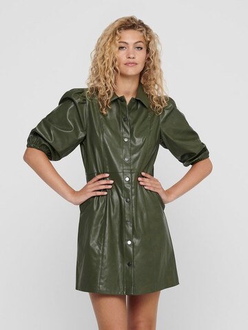 ONLY Košilové šaty 'RILLA' – zelená: přední strana