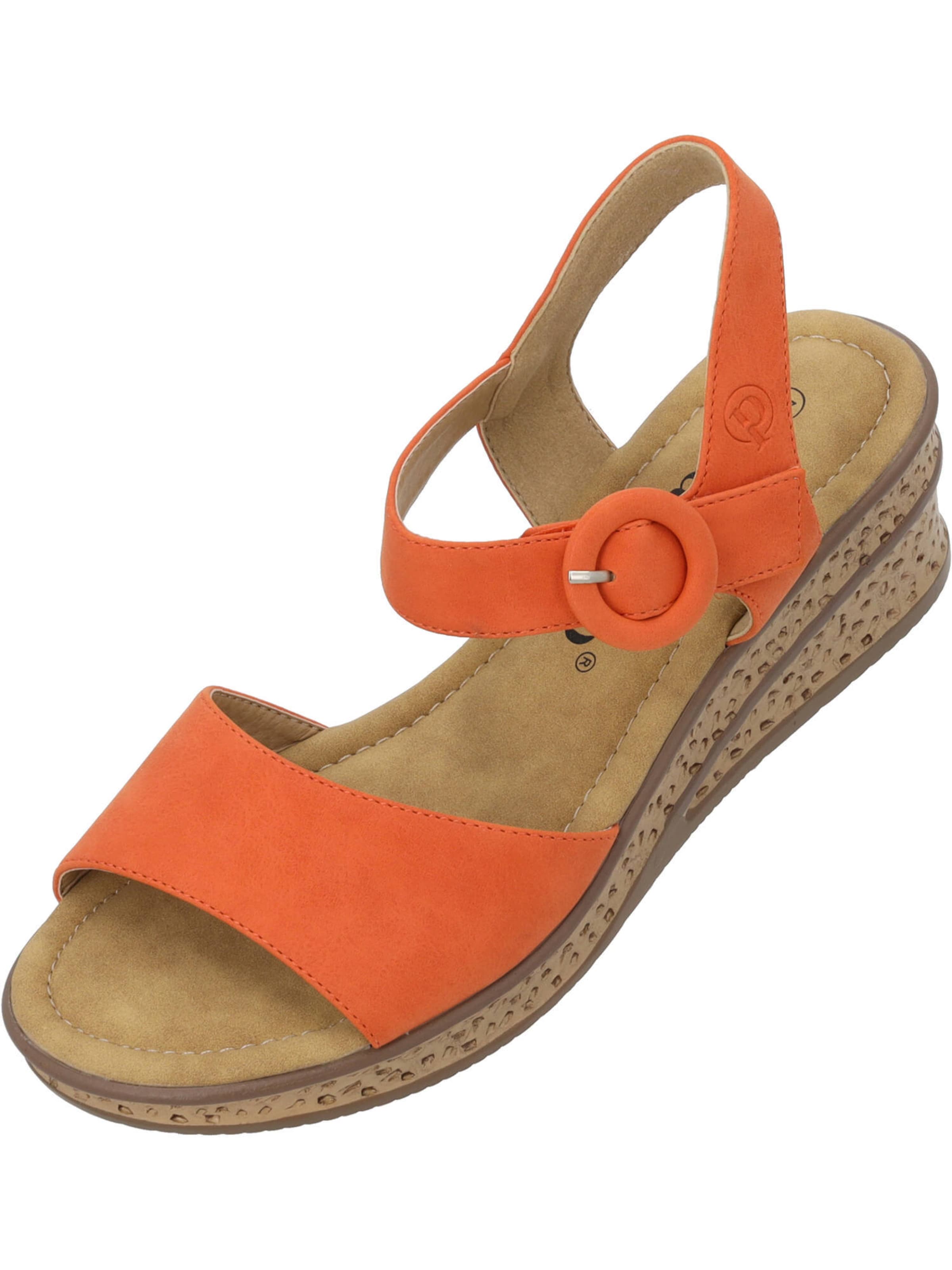 Palado Sandalen met riem 'Helys' in Geel: voorkant