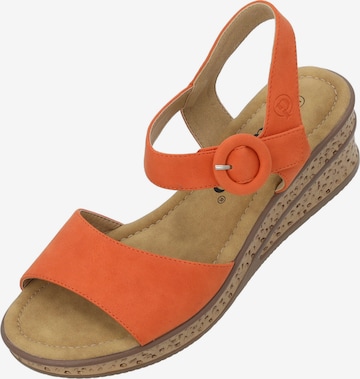 Sandales à lanières 'Helys' Palado en jaune : devant