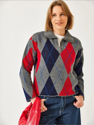 Bianco Lucci - Pullover em cinzento