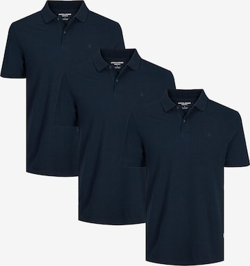 JACK & JONES Shirt 'Basic' in Blue: front