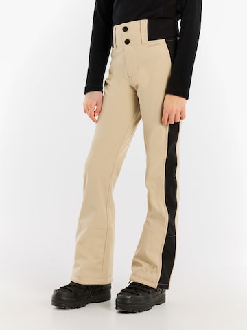 PROTEST Slimfit Sporthose 'PRTPROUD JR' in Braun