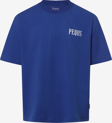 Pequs Shirt in Blauw: voorkant