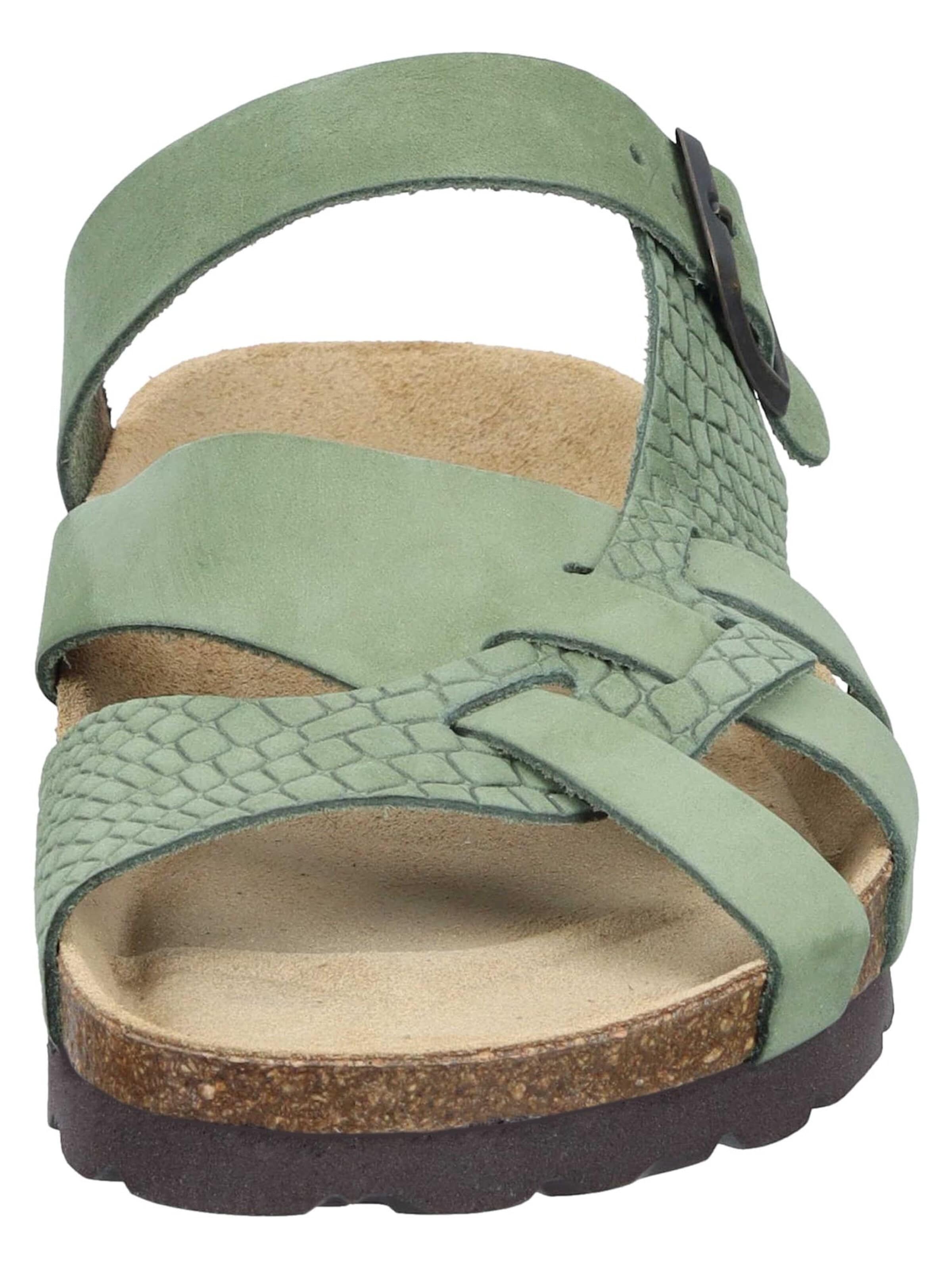 DR. BRINKMANN Mules 'Oliva' in Green