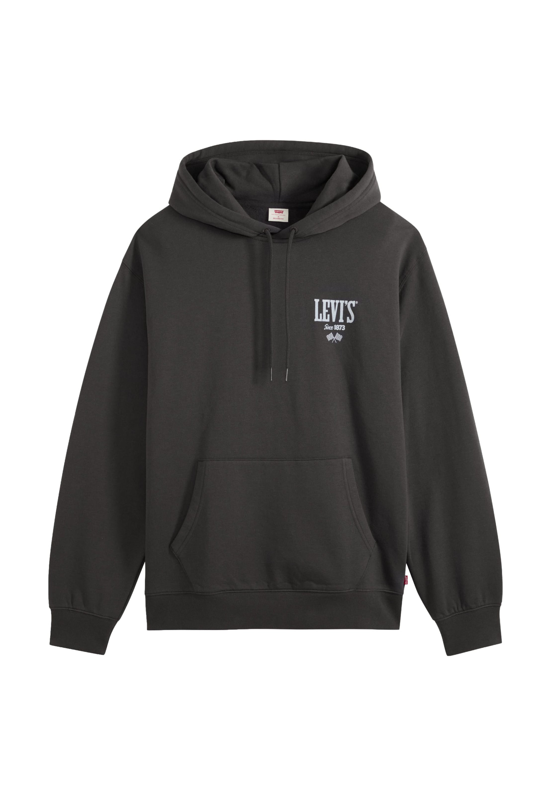 LEVI'S ® Regular Fit Sweatshirt in Schwarz: Vorderseite
