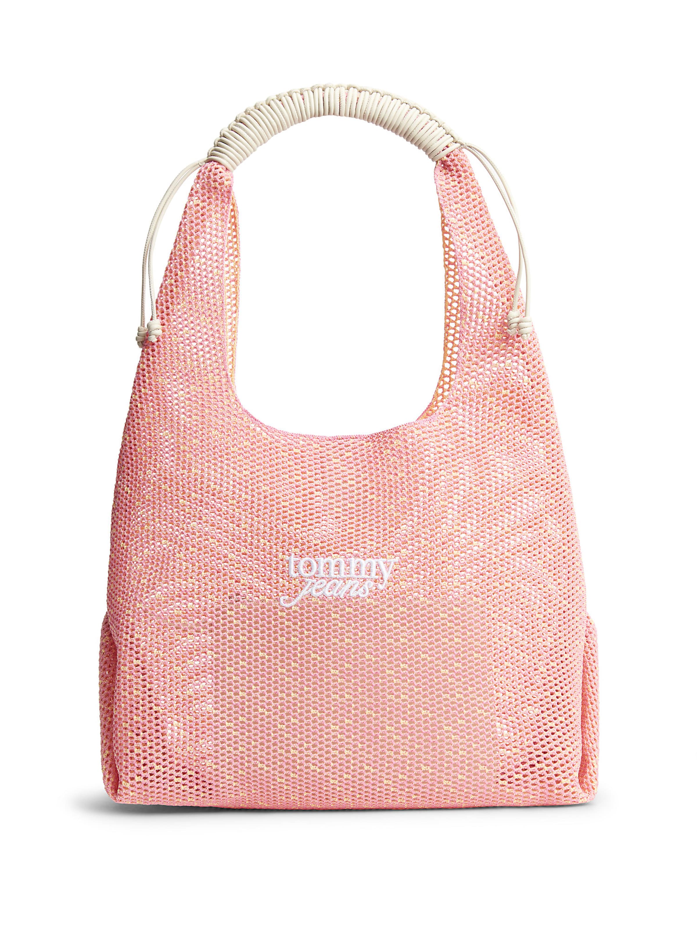 Tommy Jeans Handtasche in Pink: Vorderseite