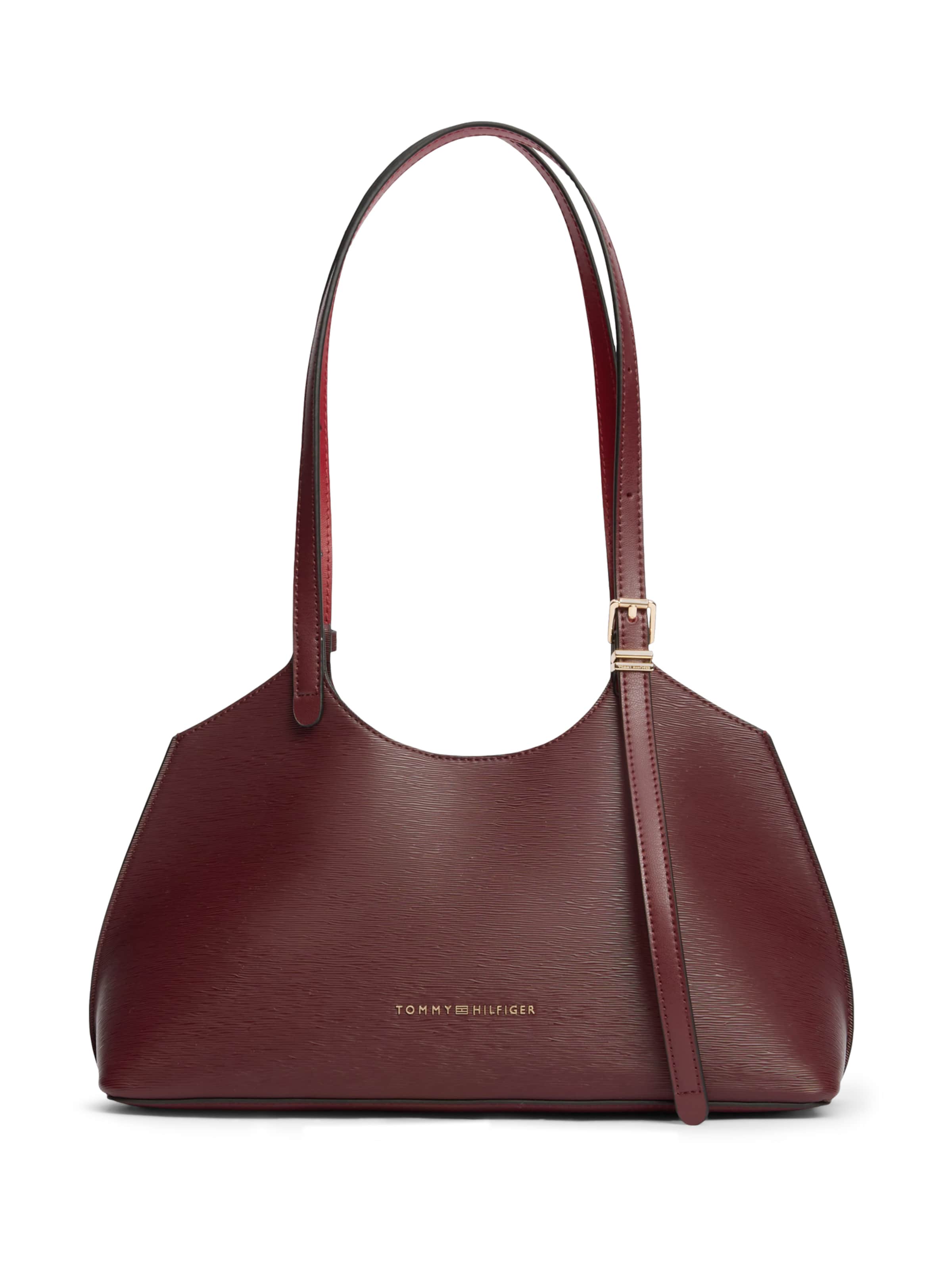 TOMMY HILFIGER - Mala de ombro em vermelho: frente