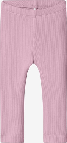 NAME IT Skinny Leggingsit 'NBNKAB' värissä lila: etupuoli