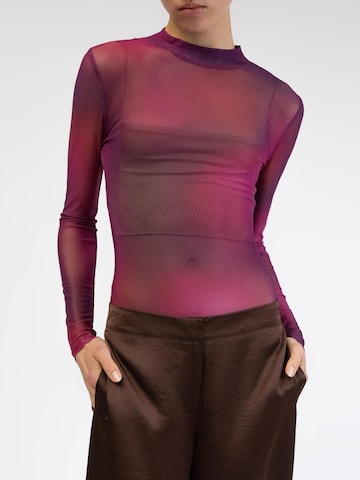 BROKE + SCHÖN Shirtbody 'Body mit lila Farbverlauf'‌‌ in Lila