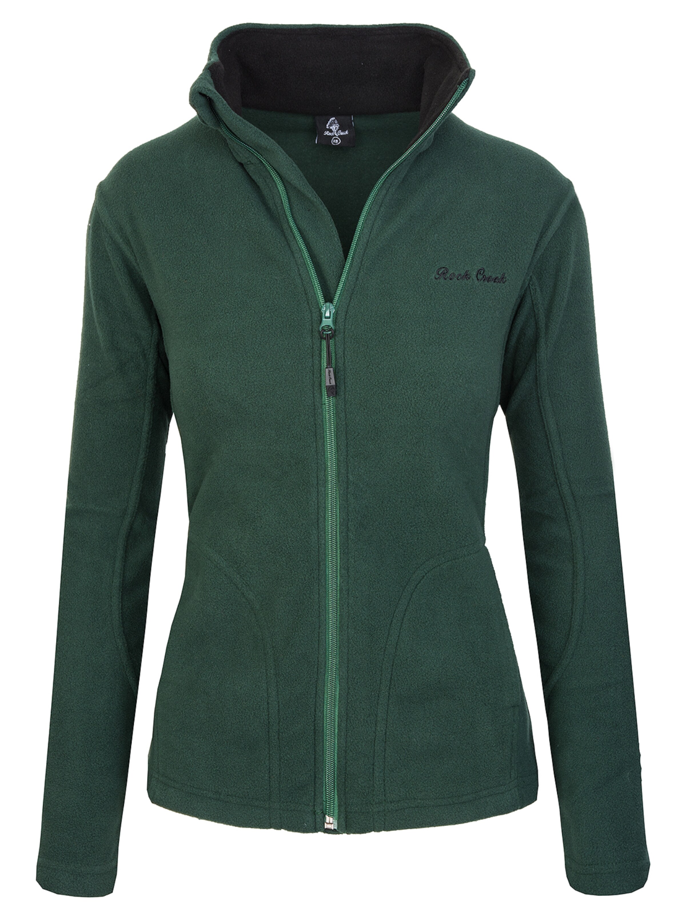 Rock Creek Fleecejacke in Grün: Vorderseite