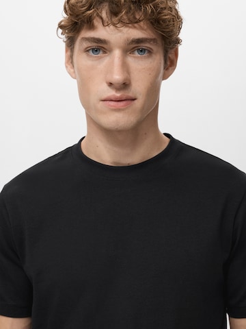 MANGO MAN T-shirt 'CHERLO' i svart