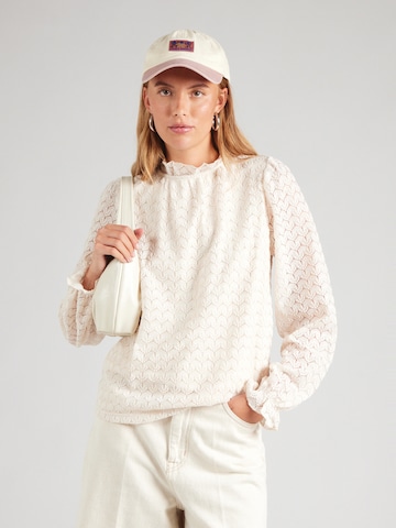 VILA - Blusa 'VIMOKA' en beige: frente