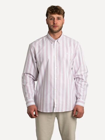 Carhartt WIP Comfort fit Button Up Shirt 'Dillion' in White: front