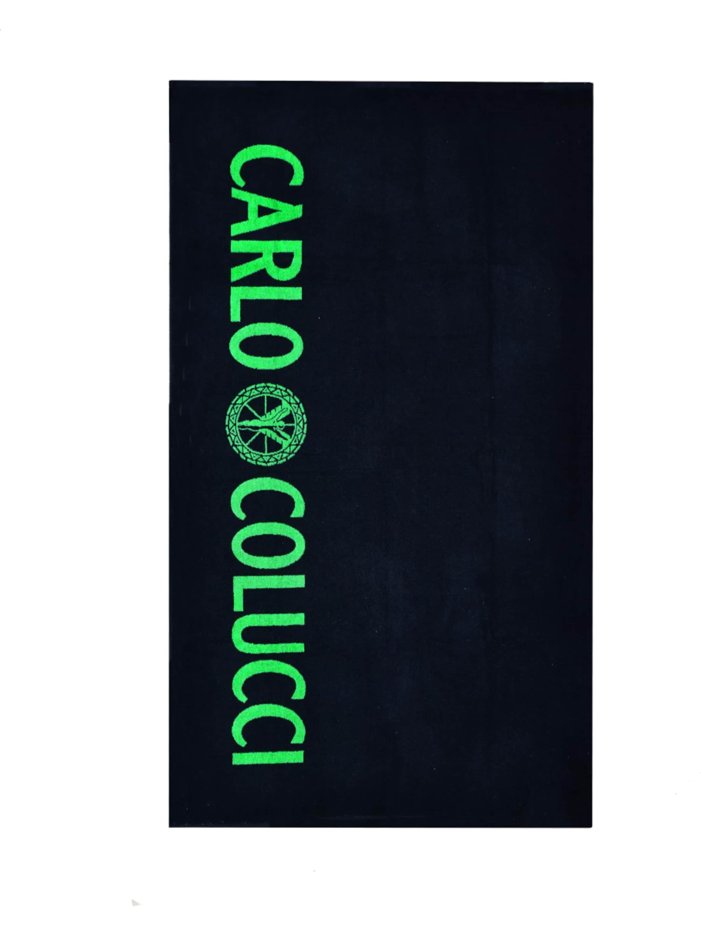 Serviette de plage ' Tomaso ' Carlo Colucci en noir