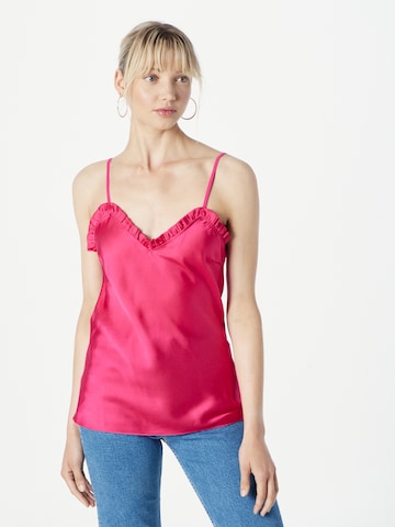 Sublevel Blouse in Roze: voorkant